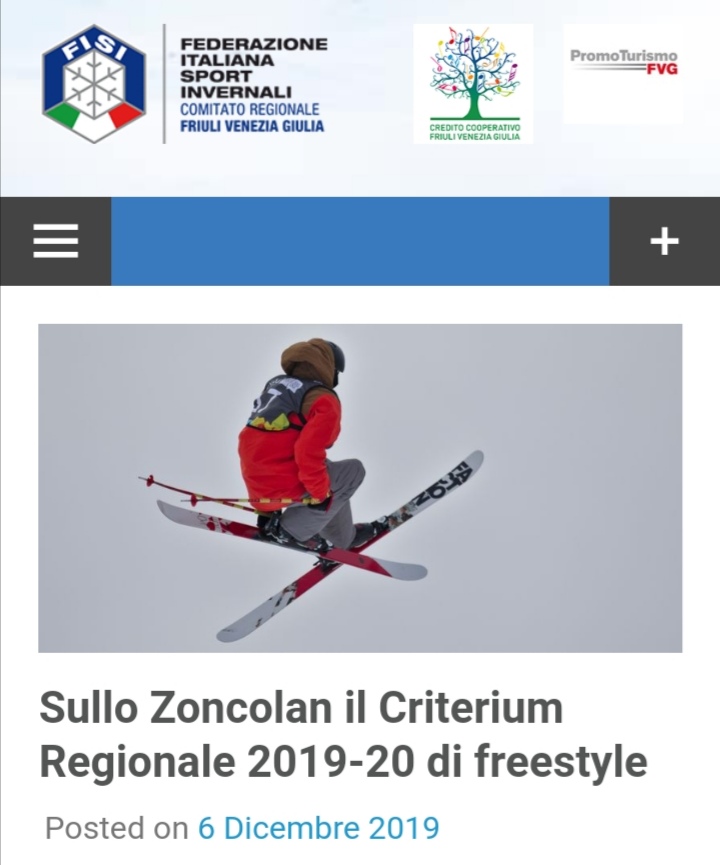 Sullo Zoncolan il Criterium Regionale 2019-20 di freestyle