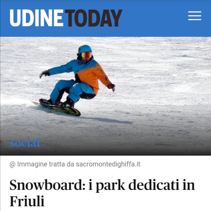 Snowboard: i park dedicati in Friuli